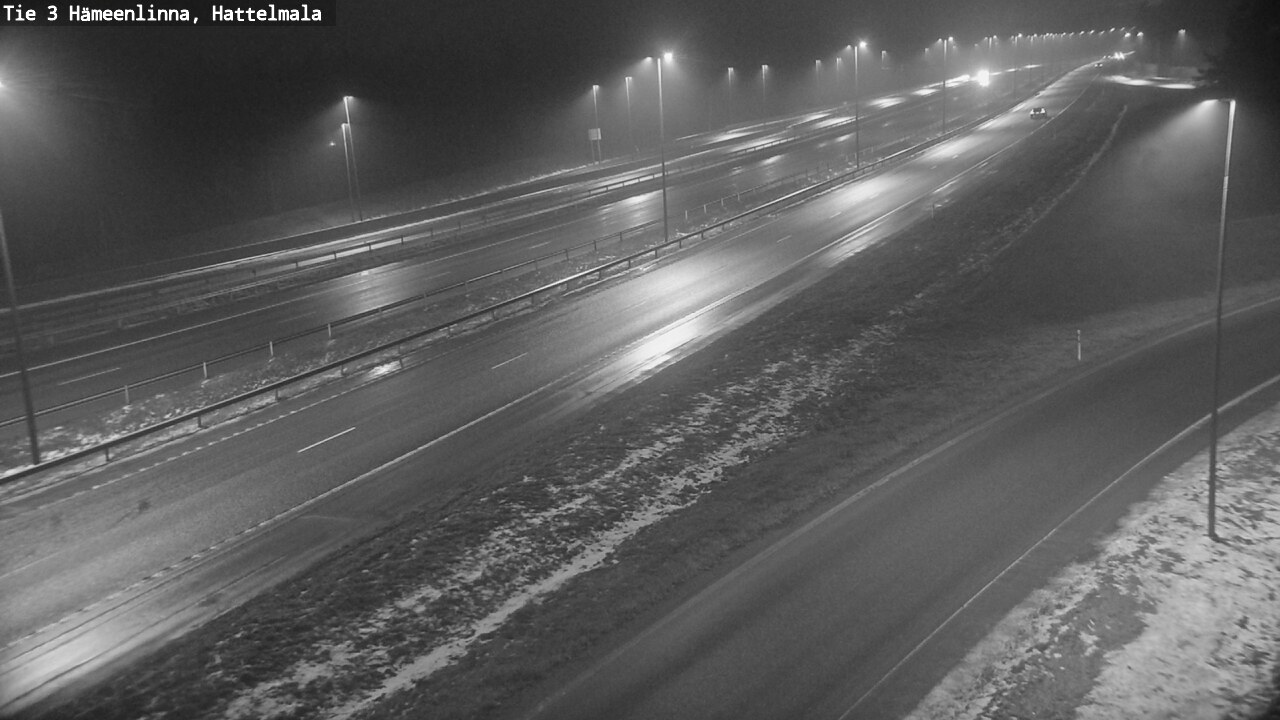 Weather Camera Image Road 3 Hämeenlinna, Hattelmala, Hämeenlinna, Kanta-Häme