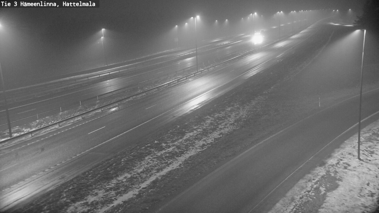 Weather Camera Image Road 3 Hämeenlinna, Hattelmala, Hämeenlinna, Kanta-Häme