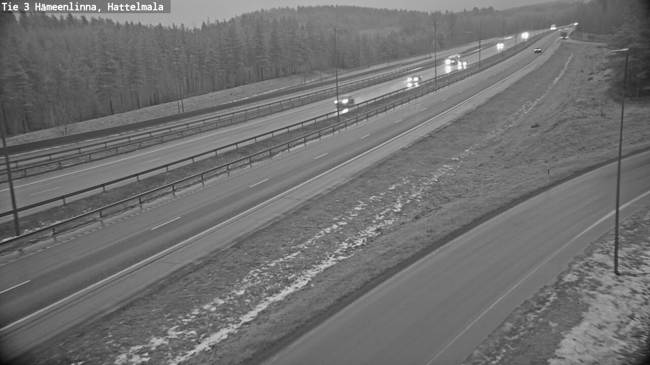 Weather Camera Image Road 3 Hämeenlinna, Hattelmala, Hämeenlinna, Kanta-Häme