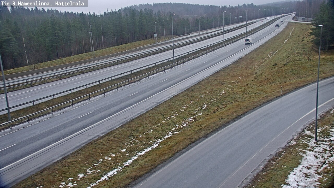 Weather Camera Image Road 3 Hämeenlinna, Hattelmala, Hämeenlinna, Kanta-Häme