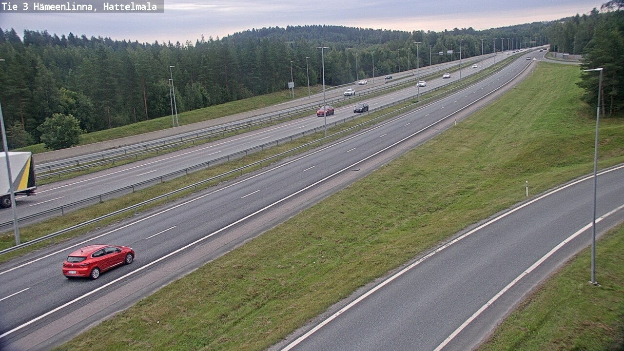 Weather Camera Image Road 3 Hämeenlinna, Hattelmala, Hämeenlinna, Kanta-Häme