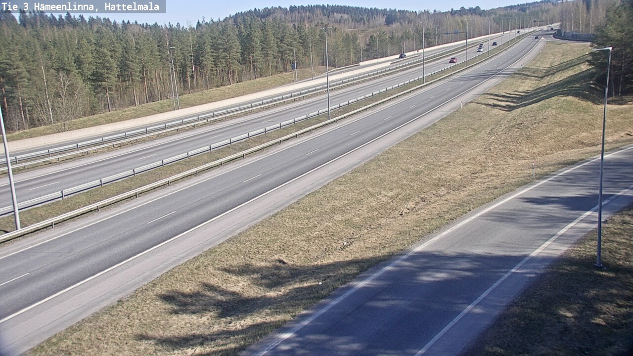 Weather Camera Image Road 3 Hämeenlinna, Hattelmala, Hämeenlinna, Kanta-Häme