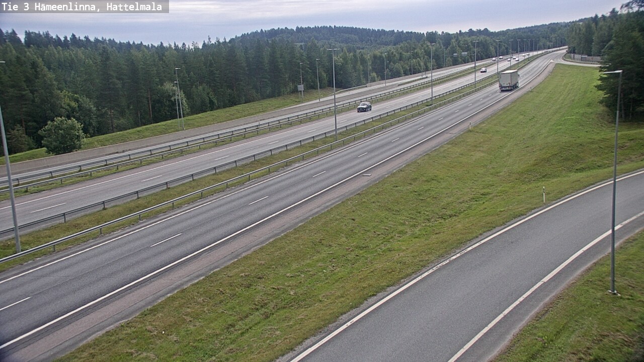 Weather Camera Image Road 3 Hämeenlinna, Hattelmala, Hämeenlinna, Kanta-Häme