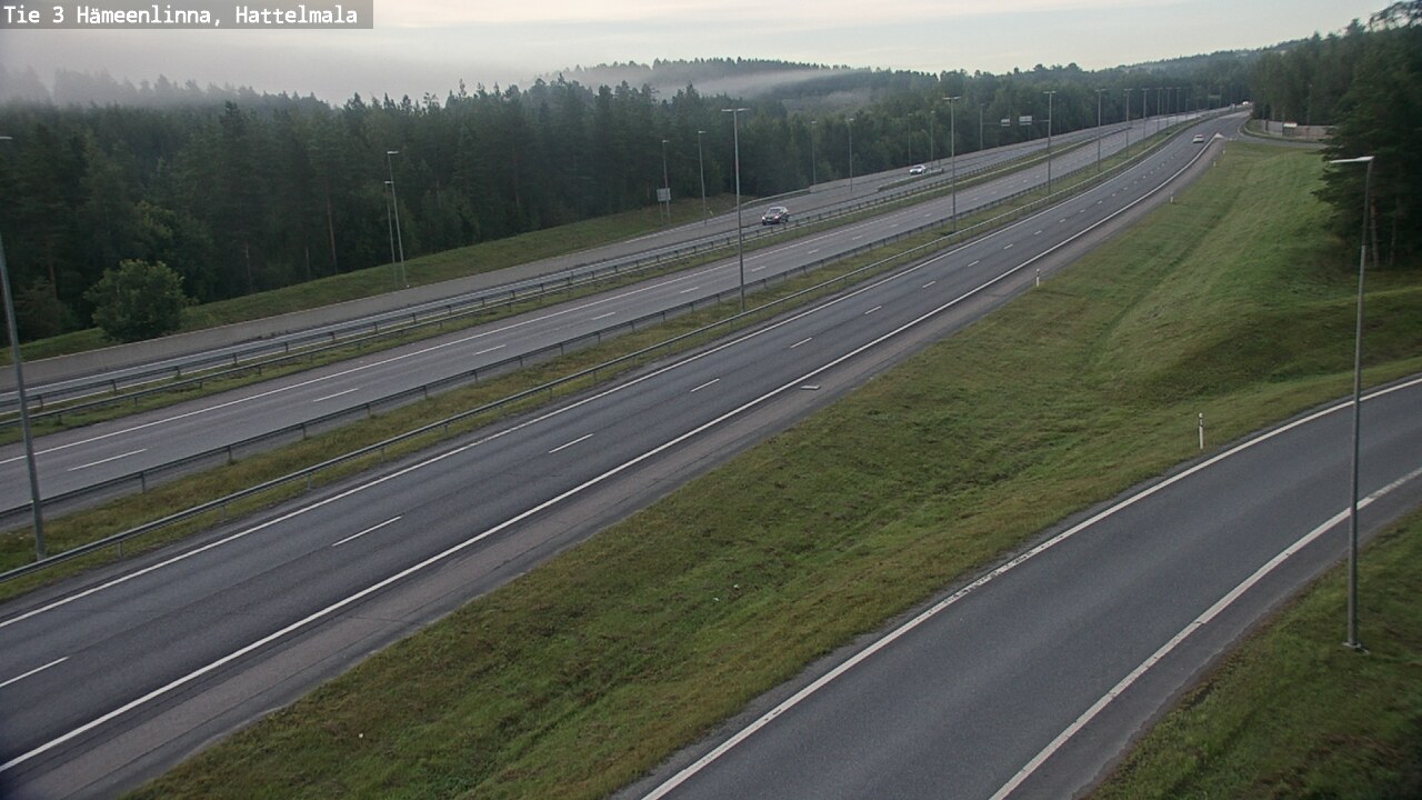 Weather Camera Image Road 3 Hämeenlinna, Hattelmala, Hämeenlinna, Kanta-Häme