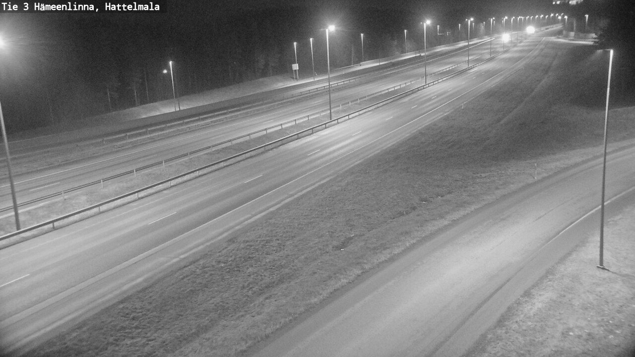 Weather Camera Image Road 3 Hämeenlinna, Hattelmala, Hämeenlinna, Kanta-Häme