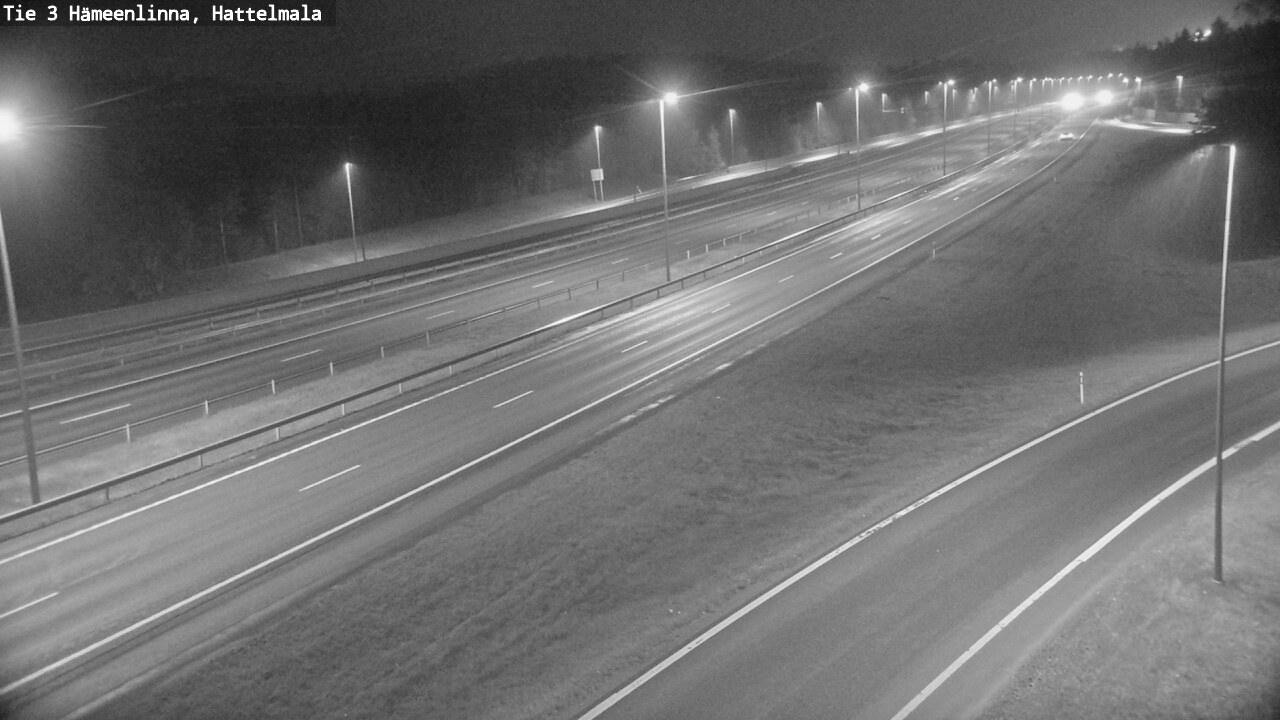 Weather Camera Image Road 3 Hämeenlinna, Hattelmala, Hämeenlinna, Kanta-Häme