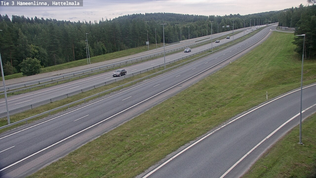 Weather Camera Image Road 3 Hämeenlinna, Hattelmala, Hämeenlinna, Kanta-Häme