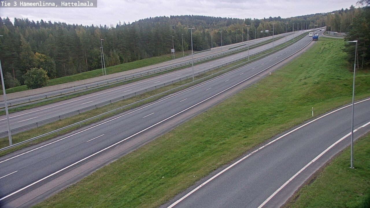 Weather Camera Image Road 3 Hämeenlinna, Hattelmala, Hämeenlinna, Kanta-Häme
