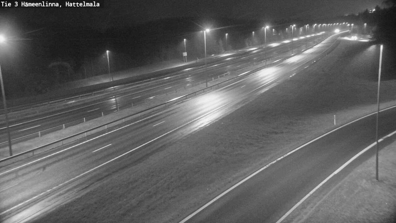 Weather Camera Image Road 3 Hämeenlinna, Hattelmala, Hämeenlinna, Kanta-Häme