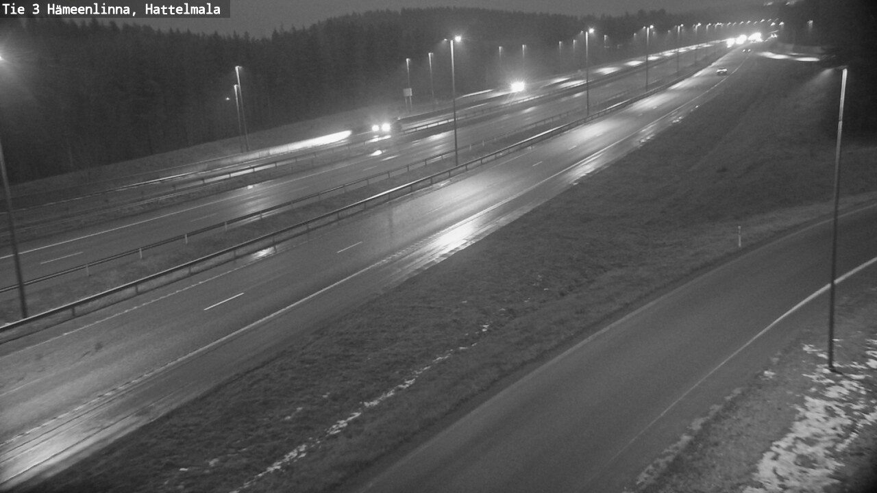Weather Camera Image Väg 3 Tavastehus, Hattelmala, Hämeenlinna, Kanta-Häme