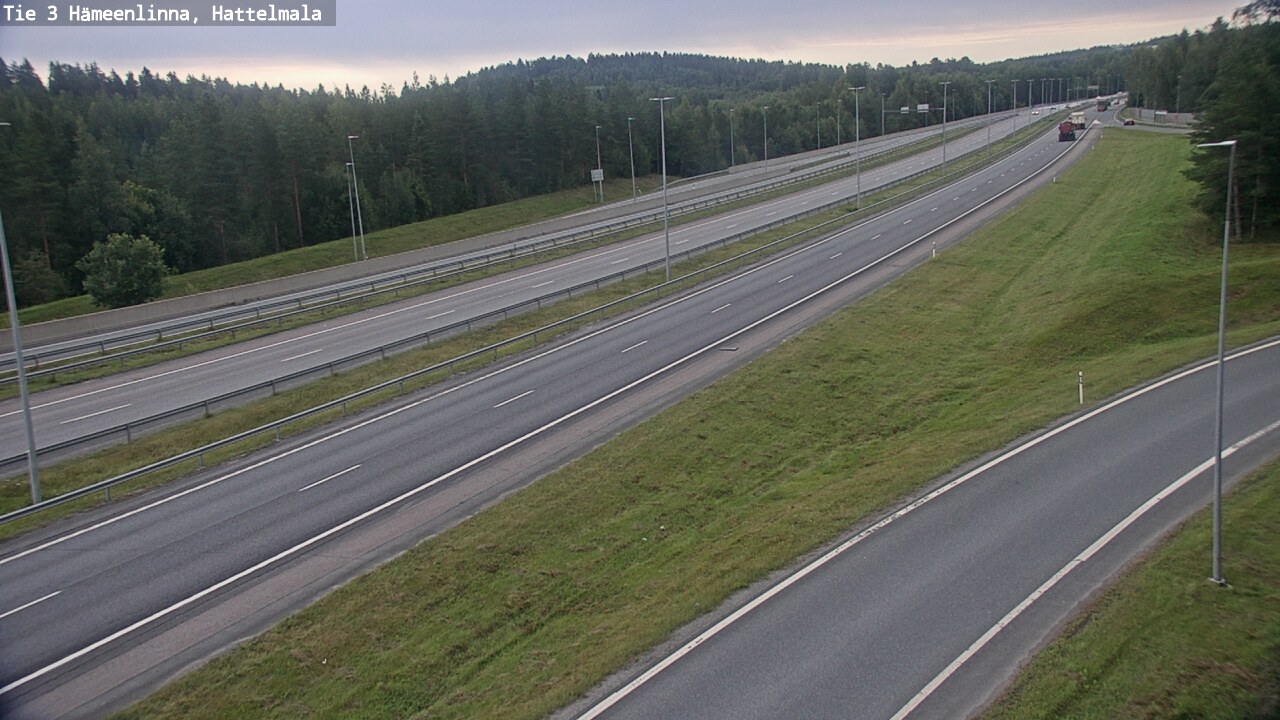 Weather Camera Image Road 3 Hämeenlinna, Hattelmala, Hämeenlinna, Kanta-Häme