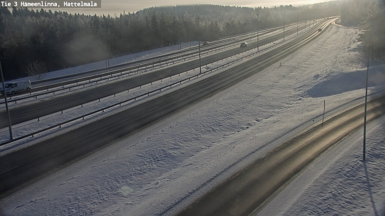 Weather Camera Image Road 3 Hämeenlinna, Hattelmala, Hämeenlinna, Kanta-Häme