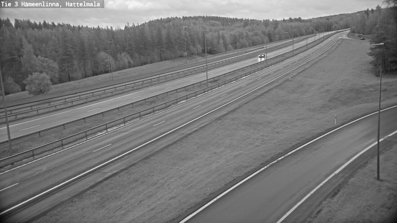 Weather Camera Image Road 3 Hämeenlinna, Hattelmala, Hämeenlinna, Kanta-Häme