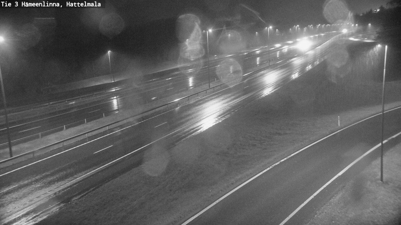 Weather Camera Image Road 3 Hämeenlinna, Hattelmala, Hämeenlinna, Kanta-Häme