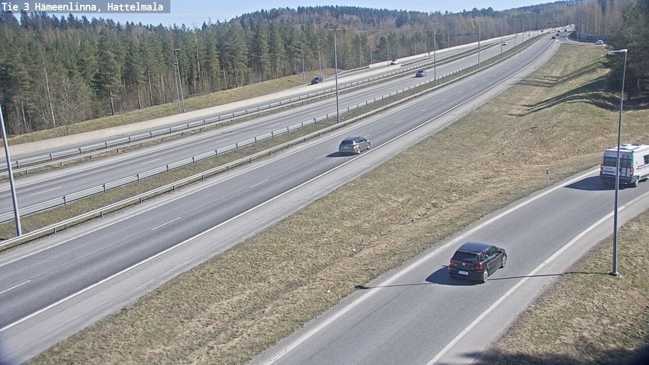 Weather Camera Image Road 3 Hämeenlinna, Hattelmala, Hämeenlinna, Kanta-Häme