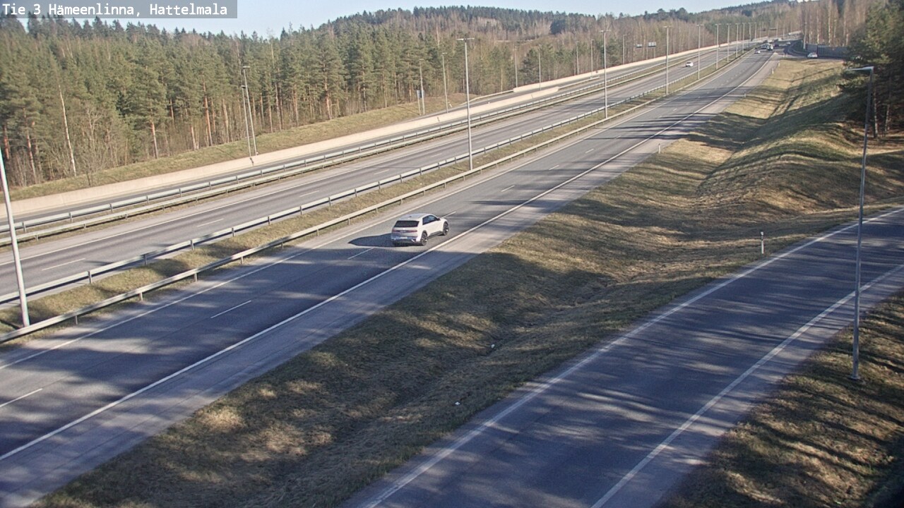 Weather Camera Image Road 3 Hämeenlinna, Hattelmala, Hämeenlinna, Kanta-Häme