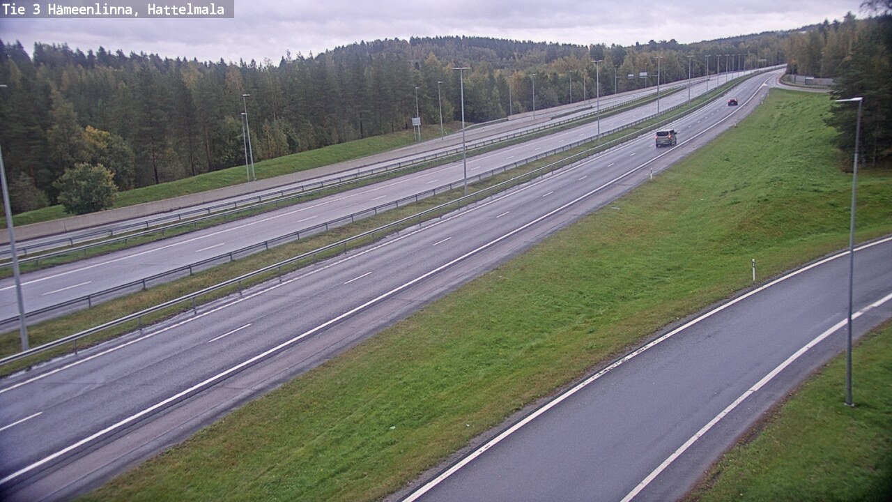 Weather Camera Image Road 3 Hämeenlinna, Hattelmala, Hämeenlinna, Kanta-Häme