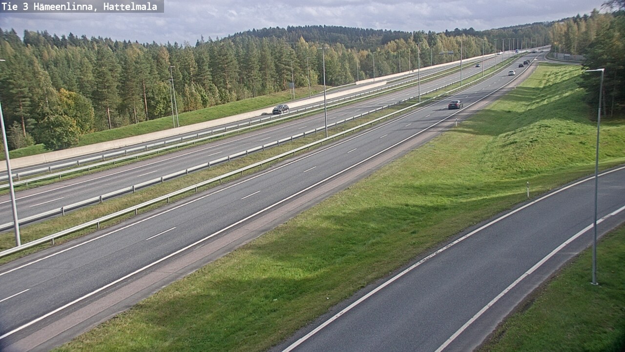 Weather Camera Image Road 3 Hämeenlinna, Hattelmala, Hämeenlinna, Kanta-Häme