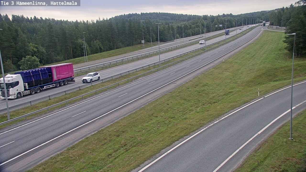 Weather Camera Image Road 3 Hämeenlinna, Hattelmala, Hämeenlinna, Kanta-Häme