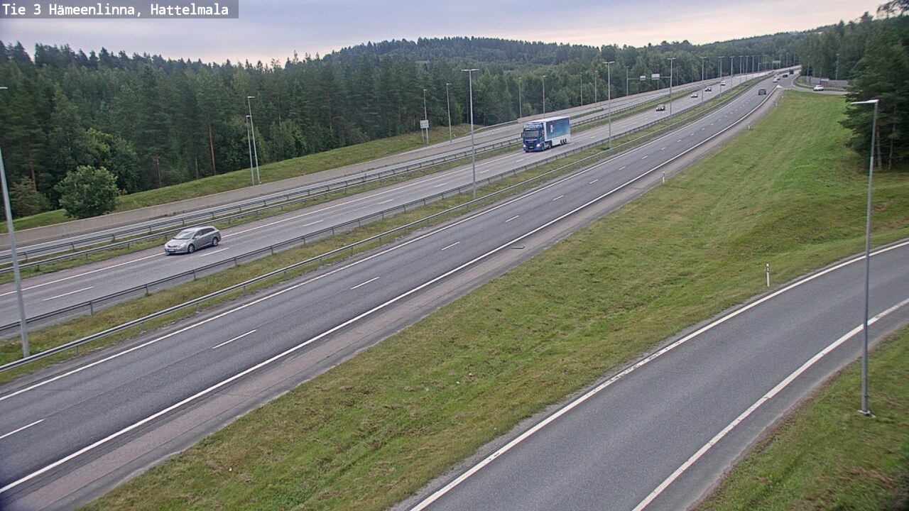 Weather Camera Image Road 3 Hämeenlinna, Hattelmala, Hämeenlinna, Kanta-Häme