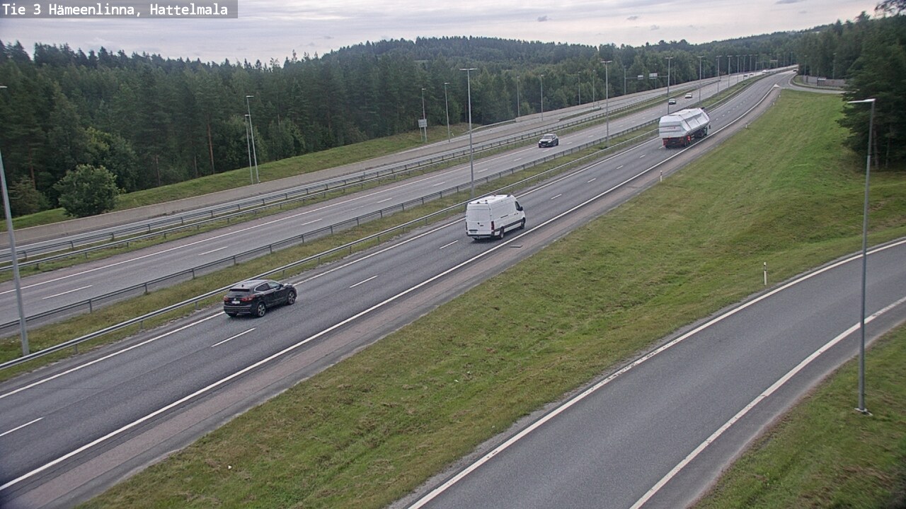 Weather Camera Image Road 3 Hämeenlinna, Hattelmala, Hämeenlinna, Kanta-Häme