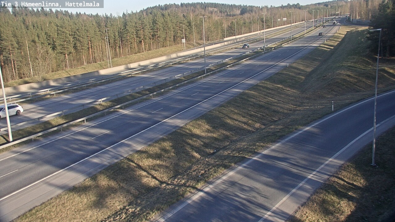 Weather Camera Image Road 3 Hämeenlinna, Hattelmala, Hämeenlinna, Kanta-Häme