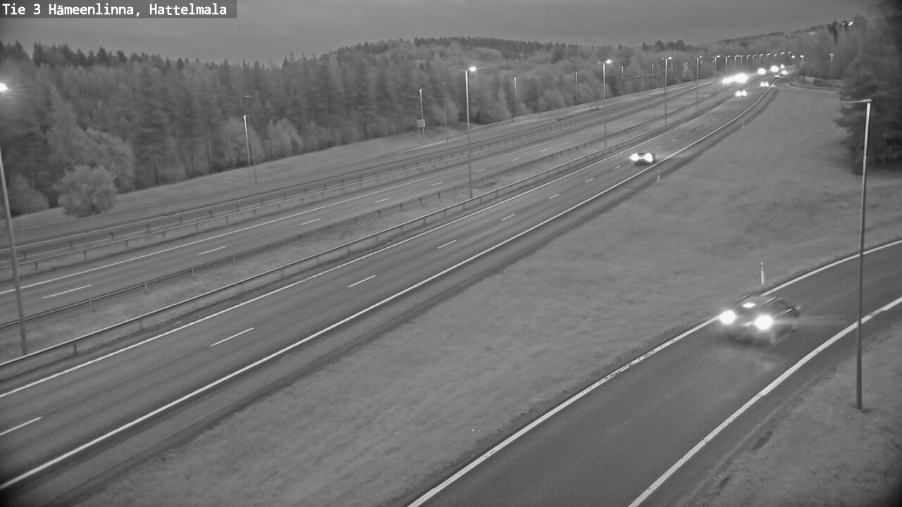 Weather Camera Image Road 3 Hämeenlinna, Hattelmala, Hämeenlinna, Kanta-Häme