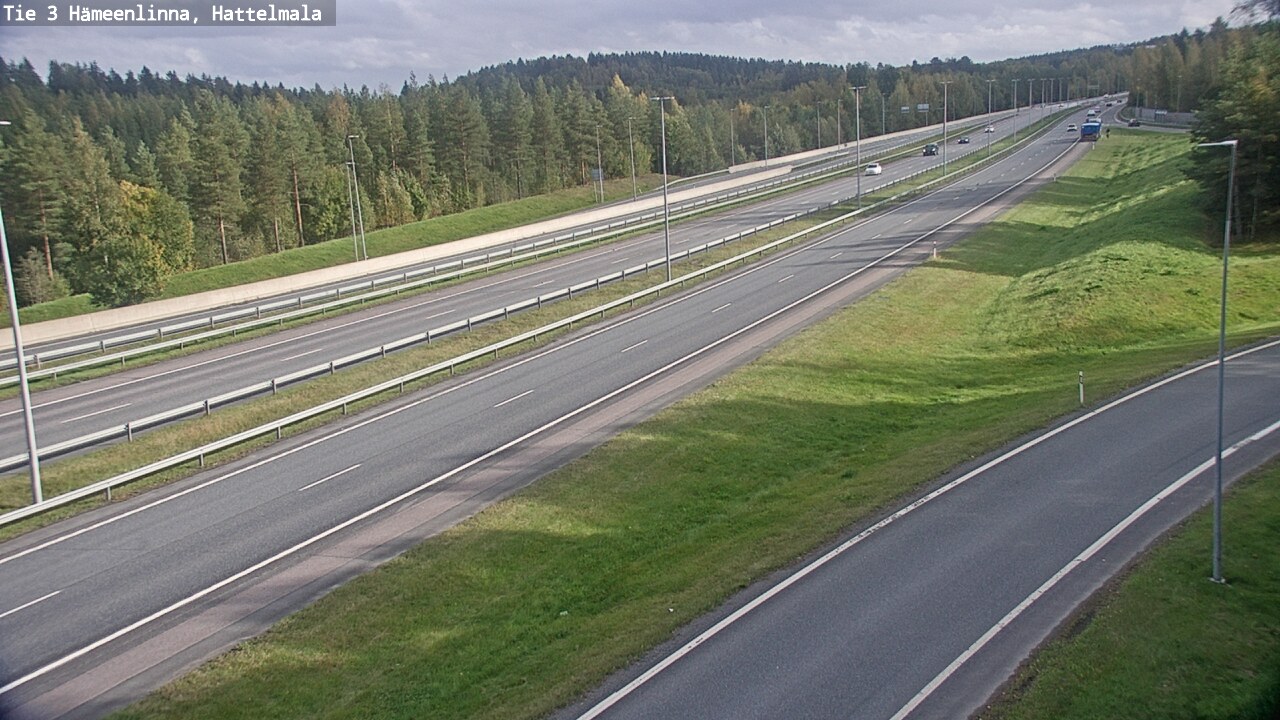 Weather Camera Image Road 3 Hämeenlinna, Hattelmala, Hämeenlinna, Kanta-Häme