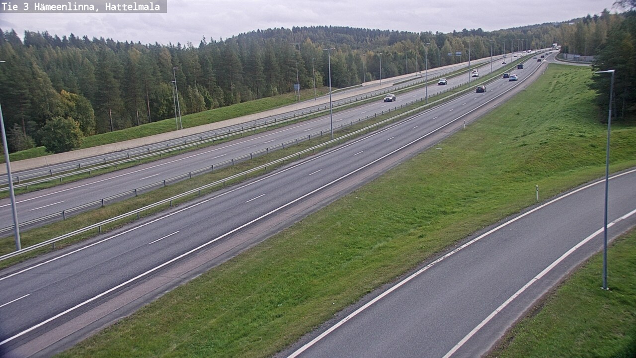 Weather Camera Image Road 3 Hämeenlinna, Hattelmala, Hämeenlinna, Kanta-Häme