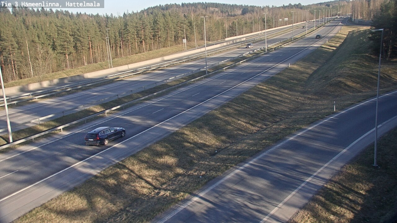 Weather Camera Image Road 3 Hämeenlinna, Hattelmala, Hämeenlinna, Kanta-Häme