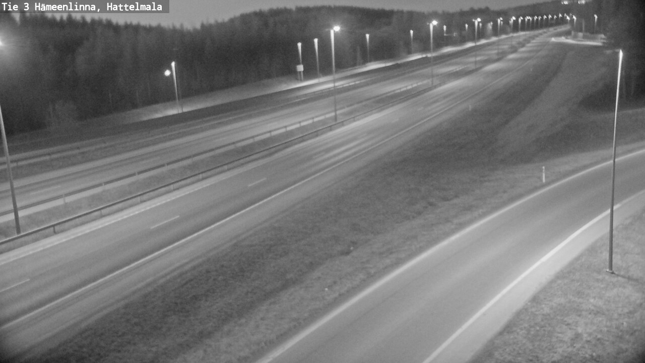 Weather Camera Image Road 3 Hämeenlinna, Hattelmala, Hämeenlinna, Kanta-Häme