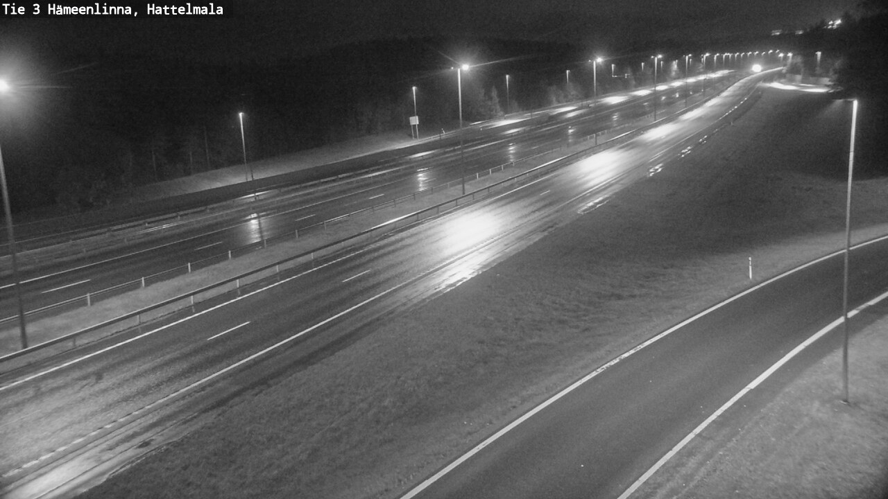 Weather Camera Image Road 3 Hämeenlinna, Hattelmala, Hämeenlinna, Kanta-Häme