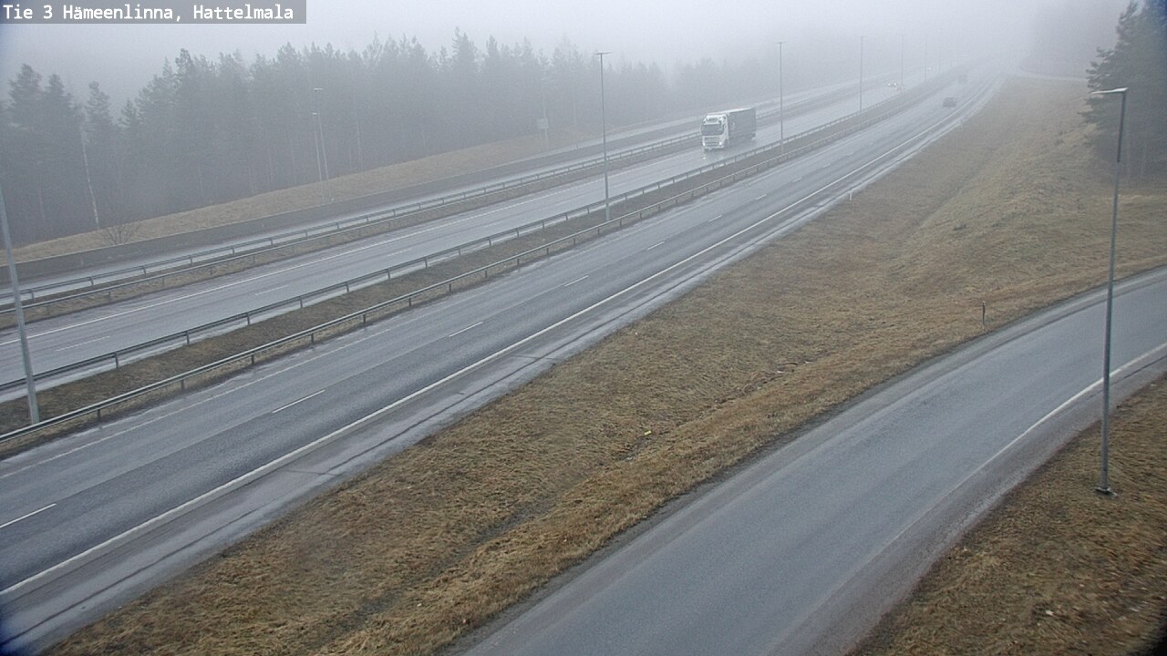 Weather Camera Image Road 3 Hämeenlinna, Hattelmala, Hämeenlinna, Kanta-Häme