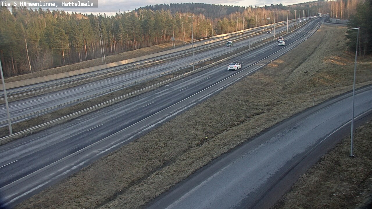 Weather Camera Image Road 3 Hämeenlinna, Hattelmala, Hämeenlinna, Kanta-Häme