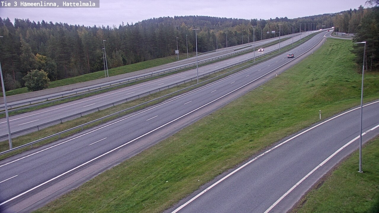 Weather Camera Image Road 3 Hämeenlinna, Hattelmala, Hämeenlinna, Kanta-Häme