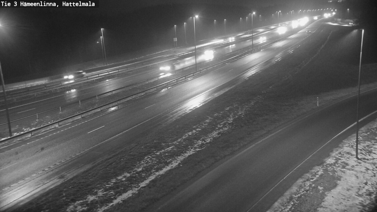 Weather Camera Image Road 3 Hämeenlinna, Hattelmala, Hämeenlinna, Kanta-Häme