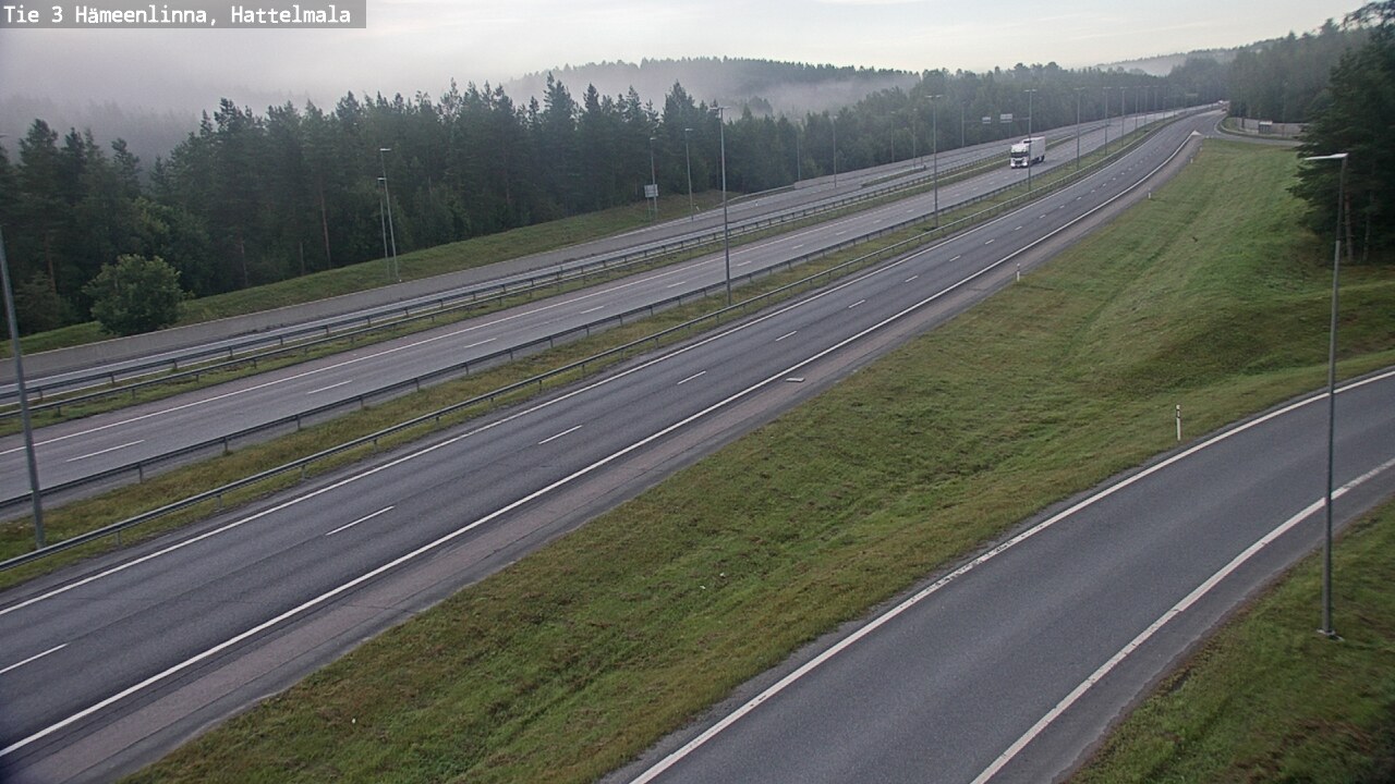 Weather Camera Image Road 3 Hämeenlinna, Hattelmala, Hämeenlinna, Kanta-Häme