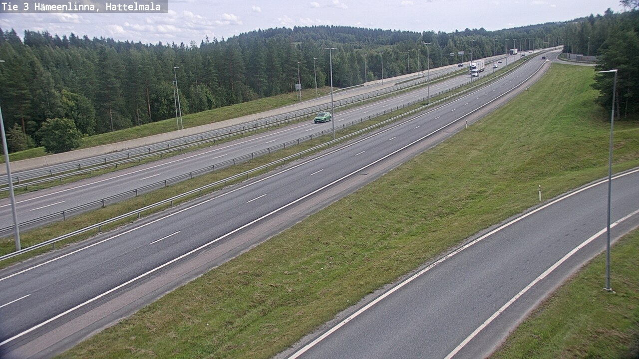 Weather Camera Image Väg 3 Tavastehus, Hattelmala, Hämeenlinna, Kanta-Häme