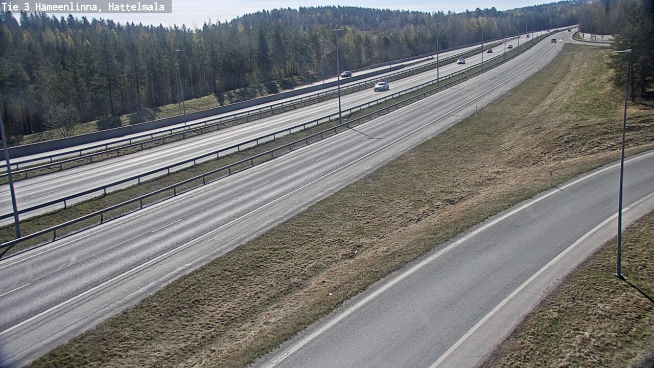 Weather Camera Image Road 3 Hämeenlinna, Hattelmala, Hämeenlinna, Kanta-Häme