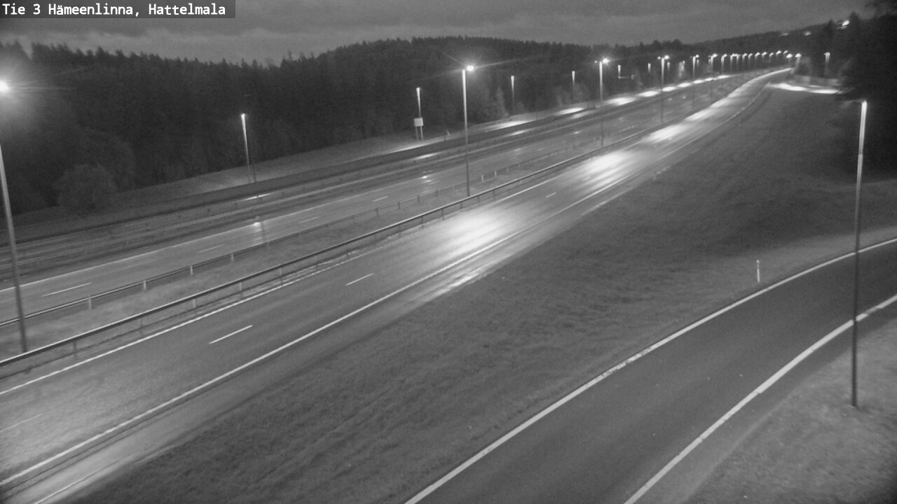 Weather Camera Image Road 3 Hämeenlinna, Hattelmala, Hämeenlinna, Kanta-Häme