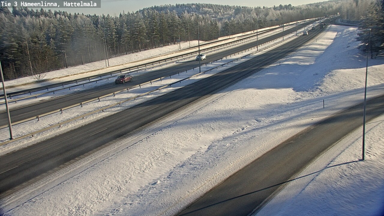 Weather Camera Image Road 3 Hämeenlinna, Hattelmala, Hämeenlinna, Kanta-Häme