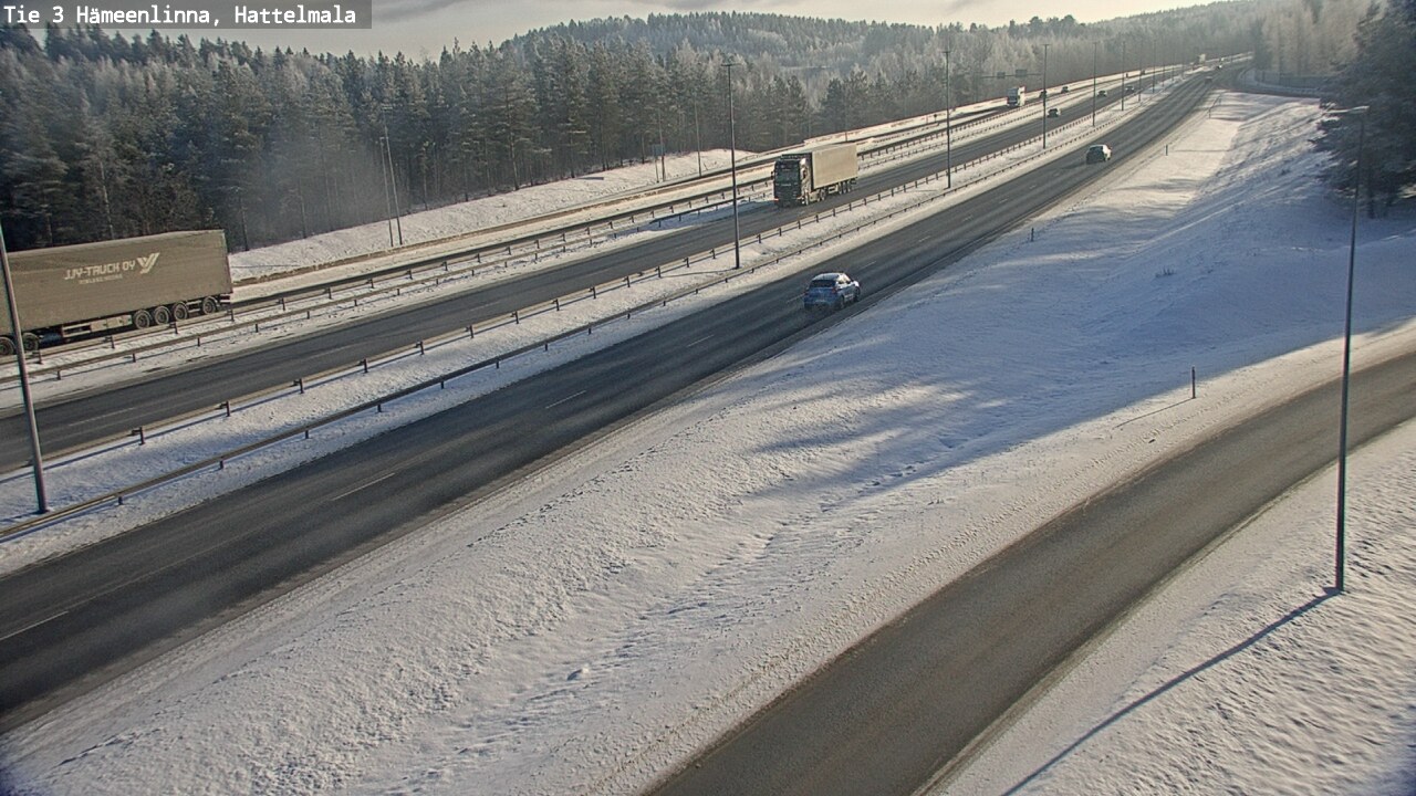 Weather Camera Image Road 3 Hämeenlinna, Hattelmala, Hämeenlinna, Kanta-Häme