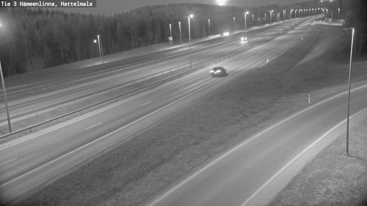 Weather Camera Image Road 3 Hämeenlinna, Hattelmala, Hämeenlinna, Kanta-Häme
