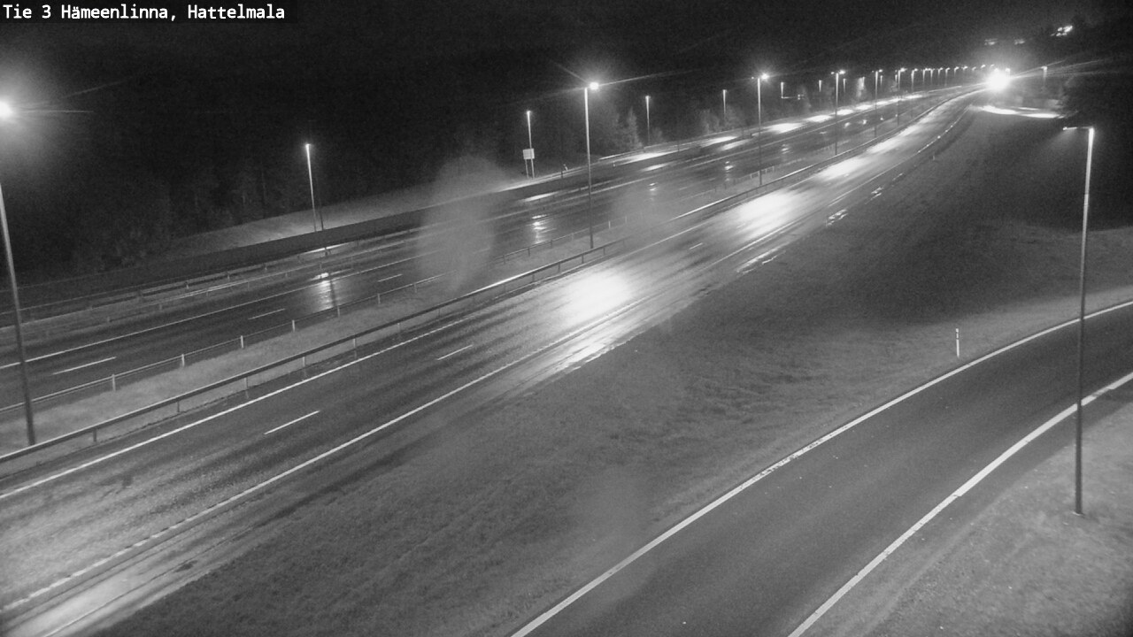 Weather Camera Image Road 3 Hämeenlinna, Hattelmala, Hämeenlinna, Kanta-Häme