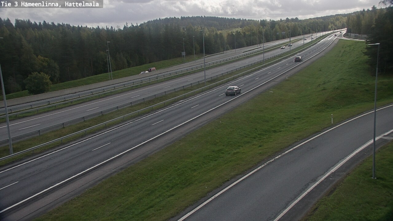 Weather Camera Image Road 3 Hämeenlinna, Hattelmala, Hämeenlinna, Kanta-Häme