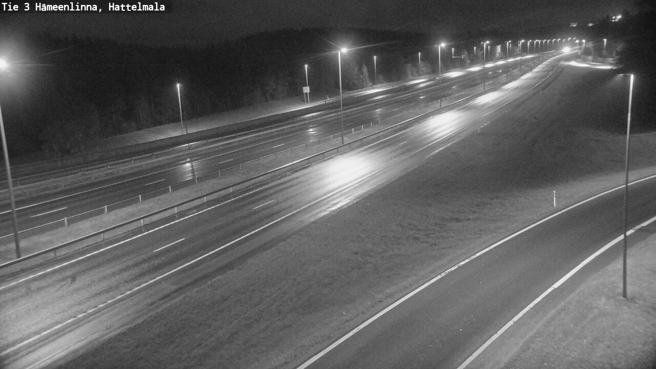 Weather Camera Image Road 3 Hämeenlinna, Hattelmala, Hämeenlinna, Kanta-Häme