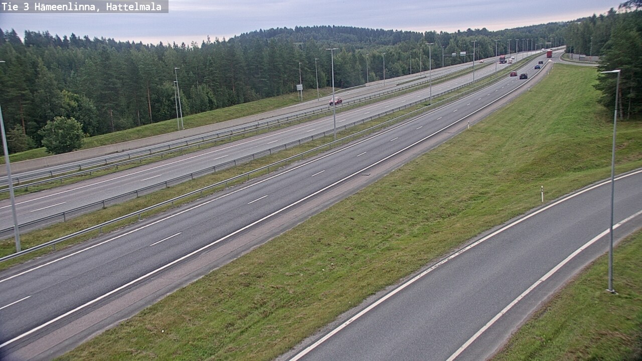Weather Camera Image Road 3 Hämeenlinna, Hattelmala, Hämeenlinna, Kanta-Häme