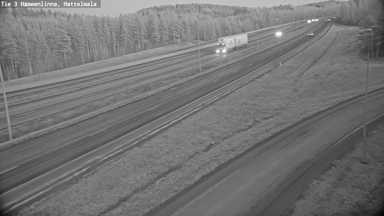 Weather Camera Image Road 3 Hämeenlinna, Hattelmala, Hämeenlinna, Kanta-Häme