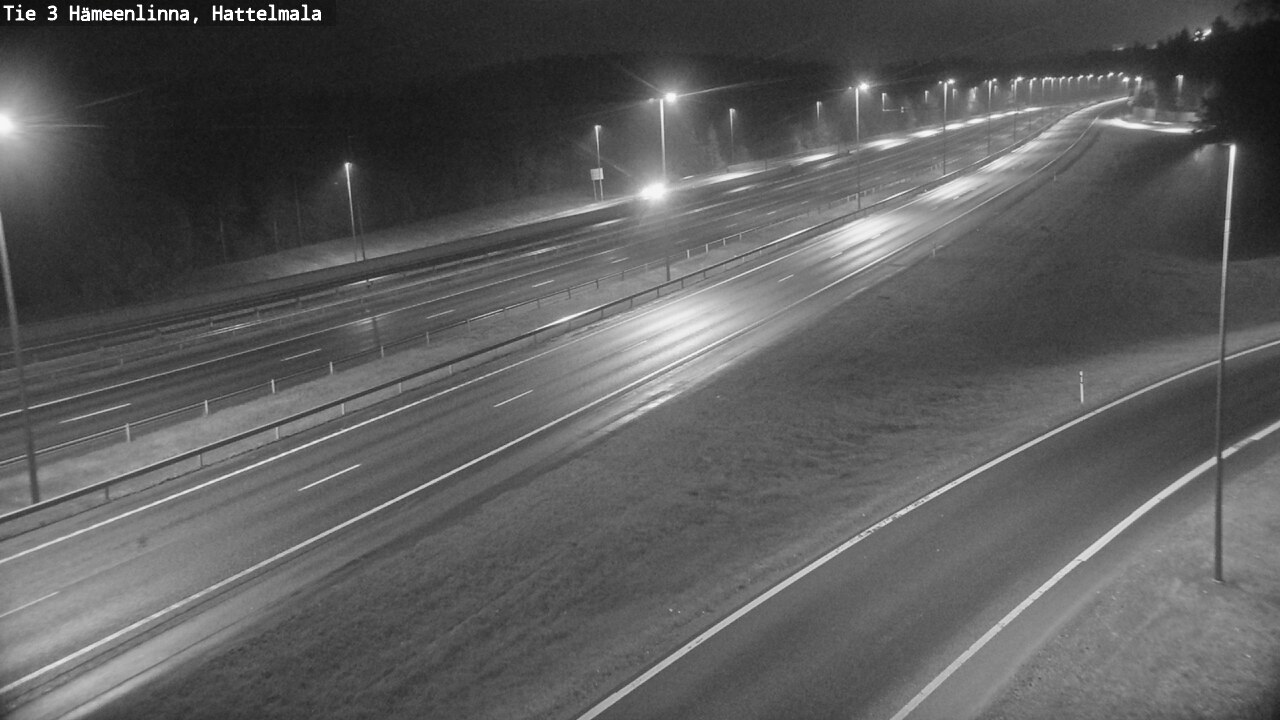 Weather Camera Image Road 3 Hämeenlinna, Hattelmala, Hämeenlinna, Kanta-Häme