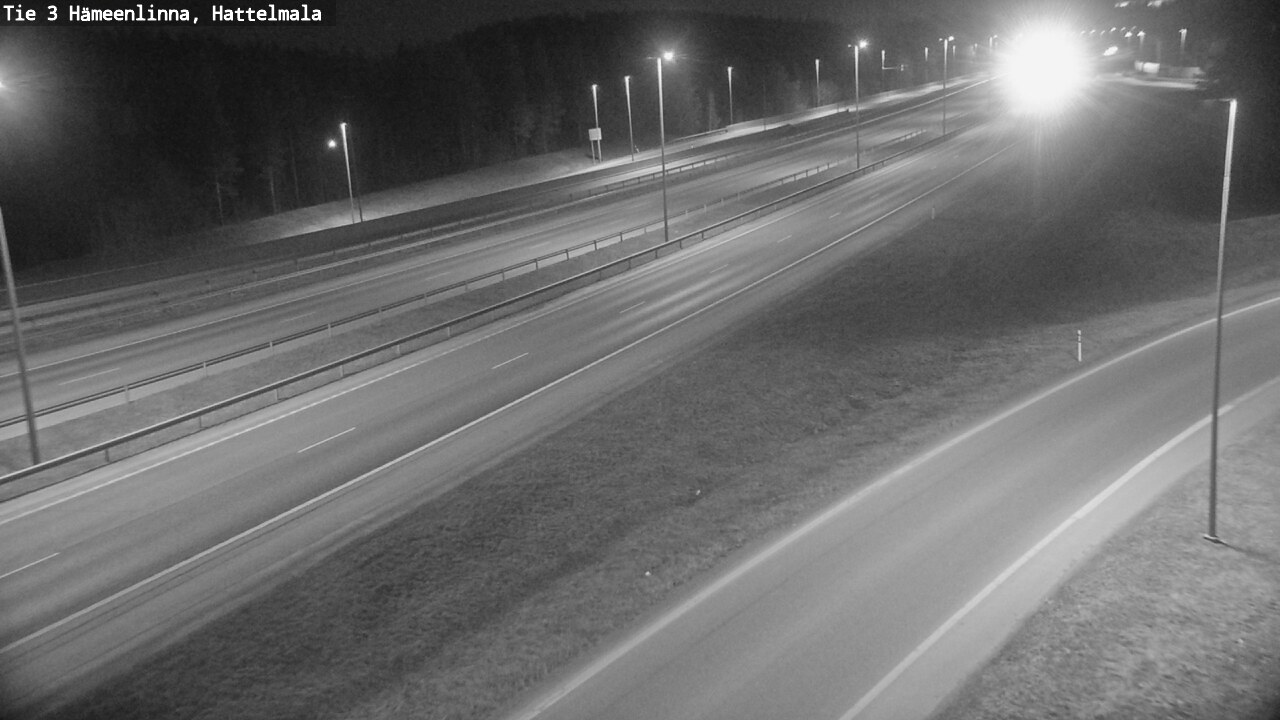 Weather Camera Image Road 3 Hämeenlinna, Hattelmala, Hämeenlinna, Kanta-Häme